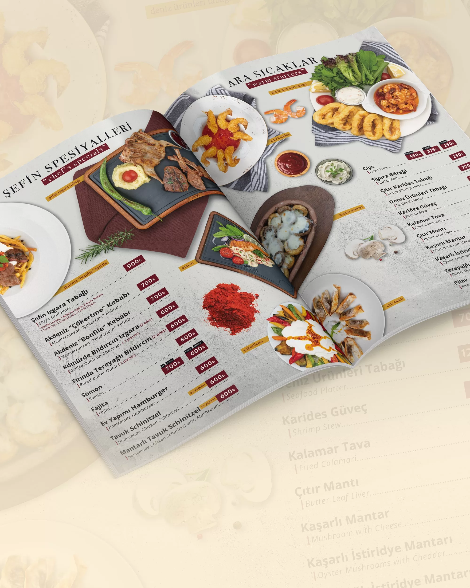 Menü ve Katalog Tasarımı